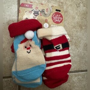 Santa Paws Holiday Socks for Dog Size Small